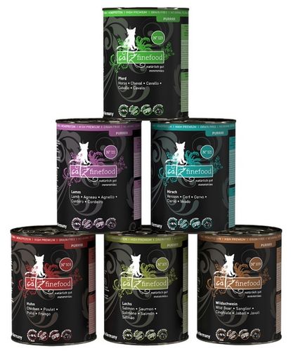 Karma dla kotów Catz Finefood Purrrr II - Mix smaków - 70% MIĘSO 6x375/400g na Arena.pl