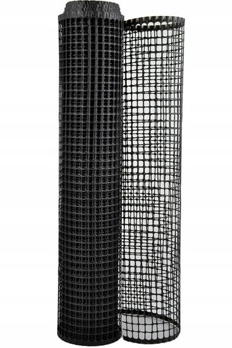 Nortene Siatka Plastikowa SQUARE oczko 10mm ANTRACYT 0,5x5m Ogrodowa na Arena.pl