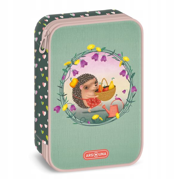 APPLE PIE Hedgehog Jeż jeżyk piórnik 4 ścianki duży pojemny wyjątkowy zdjęcie 1