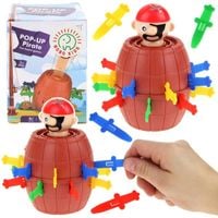 Gra Zręcznościowa Szalony Pirat w Beczce Pop Up