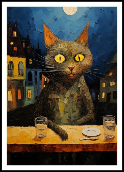 Plakat 68x98cm Nocny Obserwator zdjęcie 3
