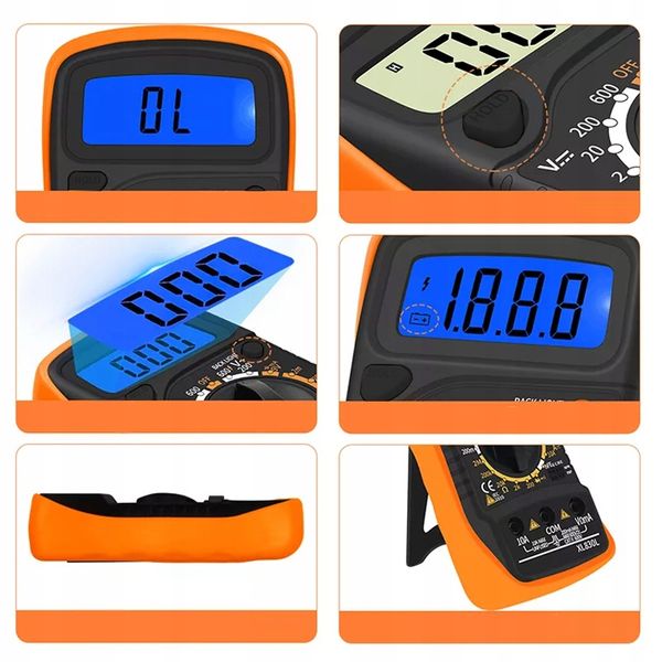 Multimetr ręczny RETOO miernik cyfrowy multimetr LCD zdjęcie 7