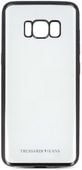 MIĘKKIE SILIKONOWE ETUI PLECKI DO SAMSUNG GALAXY S8 TRUSSARDI BLACK FRAME