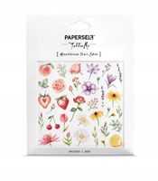 Paperself tatuaż wodny tymczasowy Flowers Fruits