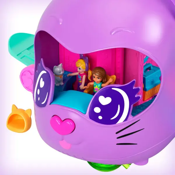 Polly Pocket. Hwp19 Kotolot. Koci Samolot zdjęcie 4