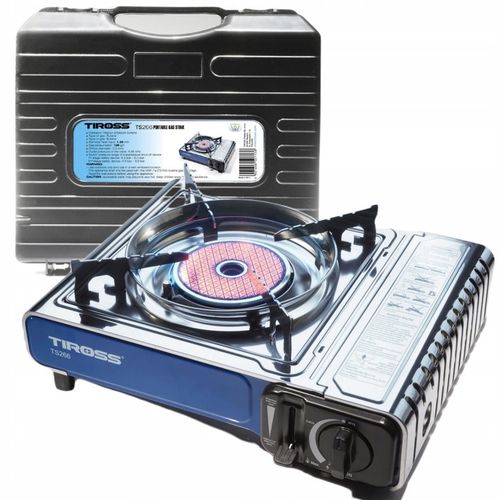 Kuchenka turystyczna TIROSS TS-266 SREBRNA 1650 W na Arena.pl