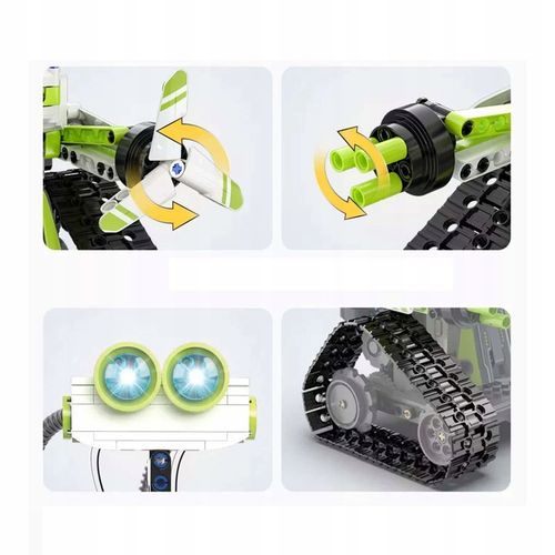 CADA KLOCKI TECHNIC ROBOT PROGRAMOWANY BOT 434EL. STEROWANY Z LED na Arena.pl