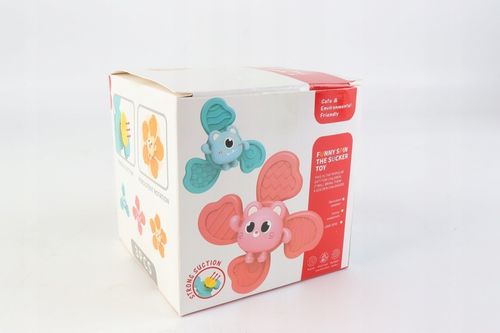 ZESTAW FIDGET SPINNER 3SZT DLA DZIECI Z PRZYSSAWKĄ PREZENT URODZINY ROCZEK na Arena.pl