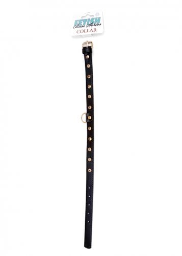 fetish b   series   collar 2 cm gold crystal na Arena.pl