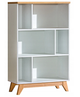 Nowoczesny Regał Otwarty Niski Sosna Anderson 80 cm EVEN DL