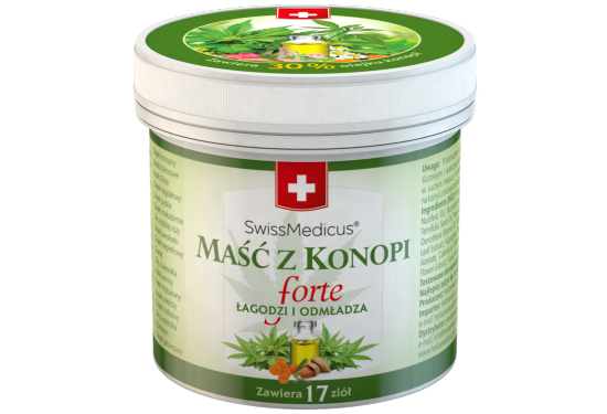 Maść z konopi Forte 125 ml - SwissMedicus zdjęcie 1