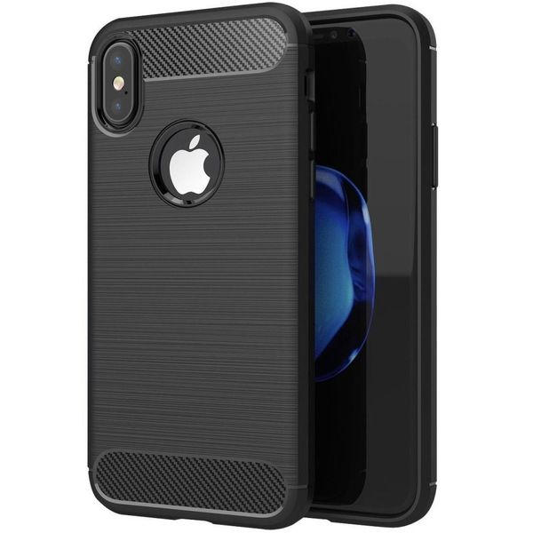 Futerał CARBON do IPHONE X czarny zdjęcie 1
