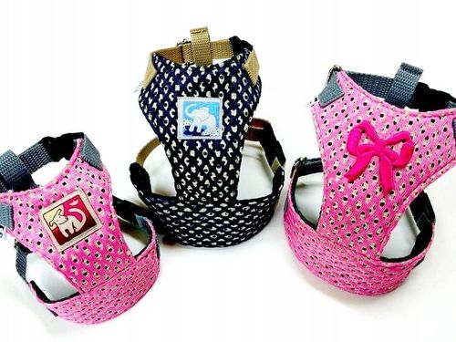 Pelo Szelki -Pelki bezuciskowe AŻUR granatowe .r.3 na Arena.pl