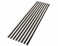 Lamele ścienne 54x260 cm, akustyczne na czarnym filcu - Kaszmir 596