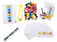 Układanka Montessori Ikonka kolorowe kulki KX5297