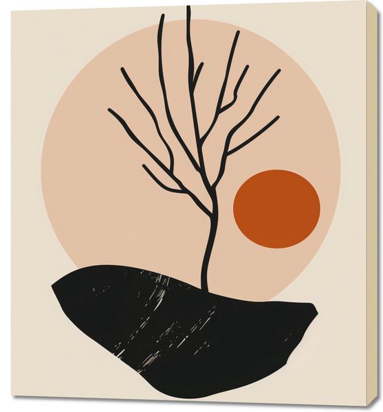 Obraz 90x100cm Nagie Drzewo zdjęcie 1