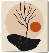 Obraz 90x100cm Nagie Drzewo