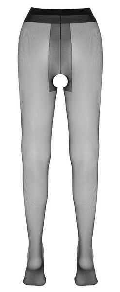 Crotchless Tights Black 4 zdjęcie 6