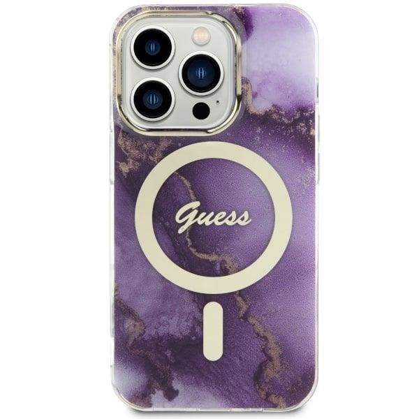 Etui Guess do iPhone 14 Pro, Fioletowy, MagSafe zdjęcie 3