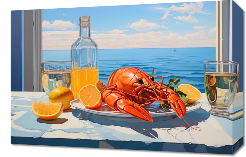 Obraz 60x40cm Homary Nie Do Pary zdjęcie 1