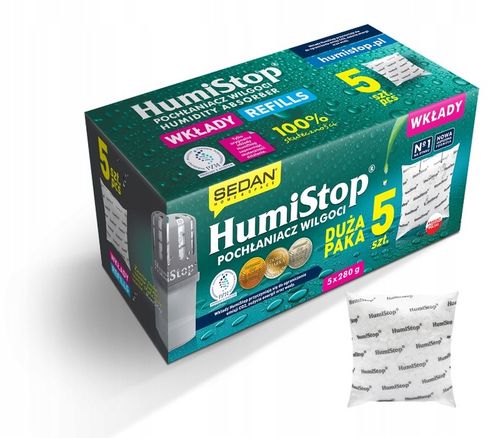 WKŁADY zapachowe HUMISTOP AROMA 5szt POCHŁANIACZ + GRANULKI DO na Arena.pl