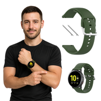 Pasek do Samsung Galaxy Watch 4 5 6 7 40mm/44mm/45mm/46mm/47mm Pro zielony