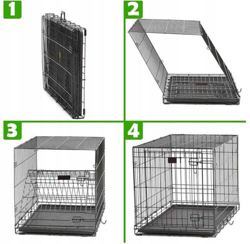 KLATKA METALOWA KENNELOWA TRANSPORTER DLA PSA KOTA ZWIERZĄT XL na Arena.pl