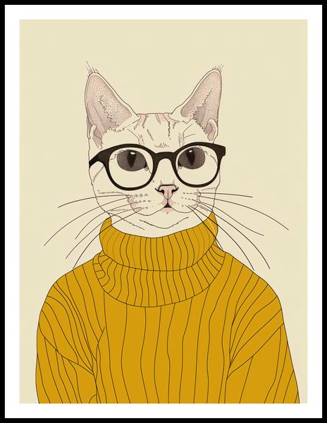 Plakat 60x80cm Intelektualista zdjęcie 3