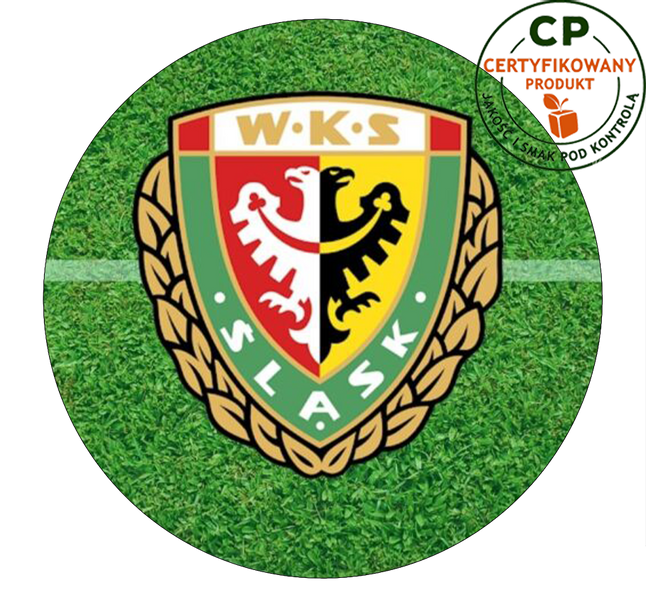 Opłatek na tort WKS Śląsk Wrocław zdjęcie 1