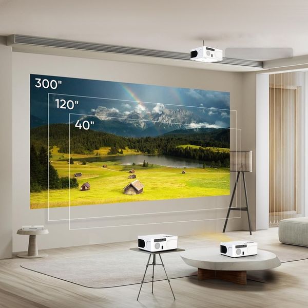 Projektor mini Rzutnik LED WiFi Android TV FULL HD 4K Autofocus do zdjęcie 14