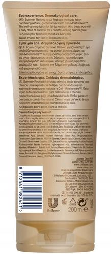 DOVE DERMA SPA BALSAM SAMOOPALAJĄCY FAIR TO MEDIUM na Arena.pl