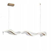 Lampa Wisząca Sufitowa Led Nowoczesna 150Cm Regulowana Pilot Falista