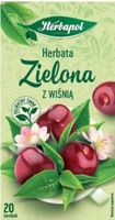 HERBAPOL HERBATA EXPRESOWA ZIELONA Z WIŚNIĄ 20TB