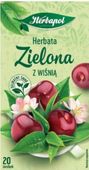 HERBAPOL HERBATA EXPRESOWA ZIELONA Z WIŚNIĄ 20TB