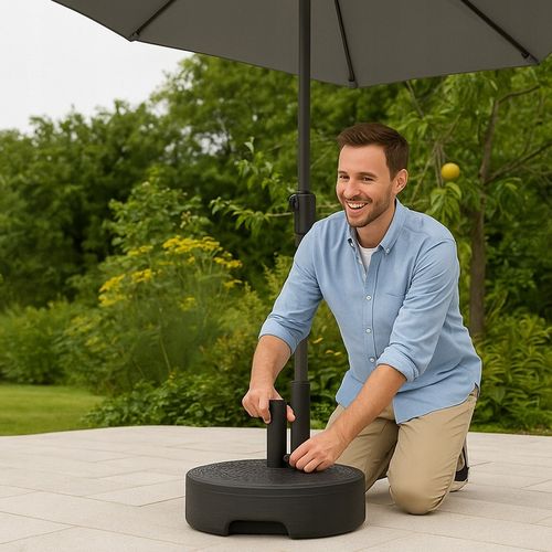 obciążenie PODSTAWA DO PARASOLA 22L OBCIĄŻNIK XXL BAZA OGRODOWEGO STOJAK na Arena.pl