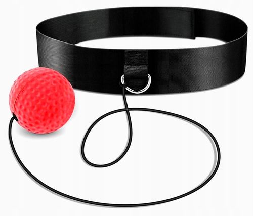 3x PIŁKA REFLEKSOWA REFLEKSÓWKA OPASKA NA GŁOWĘ ZESTAW BOKSERSKI TRENINGOWY na Arena.pl