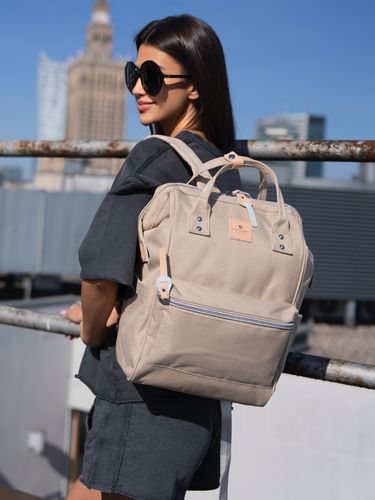 plecak materiałowy ptn beta-6058 beige na Arena.pl