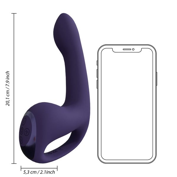 Riko - Rechargeable Triple Action Vibrator with Advanced Finger Motion zdjęcie 11