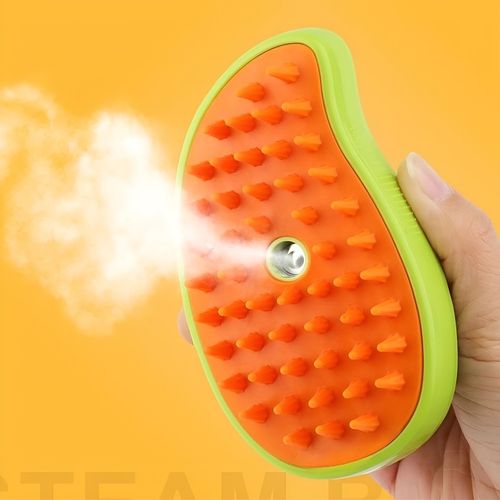 SZCZOTKA PAROWA DLA KOTA PSA ZWIERZĄT MASAŻER GRZEBIEŃ ELEKTRYCZNY SIERŚĆ na Arena.pl