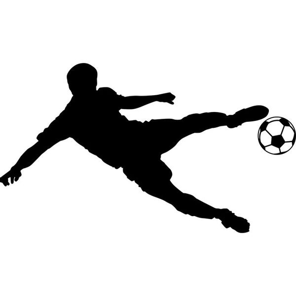 Naklejka Piłkarz S076 XL zdjęcie 2