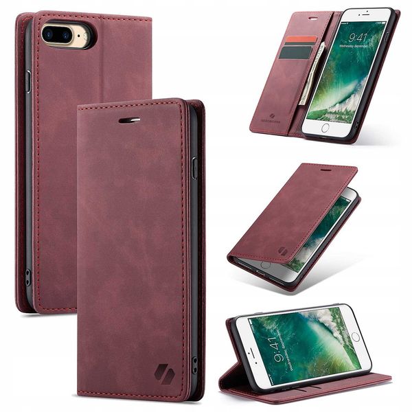 Spacecase Wallet Iphone 7/8 Plus Red zdjęcie 6