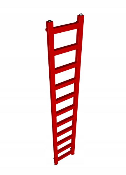 Grzejnik elektryczny LUCY 770x250 CZERWONY zdjęcie 3