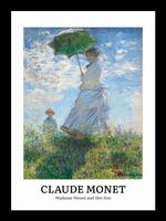 Plakat 13x18cm Design Madame Monet, Monet Vintage do Salonu