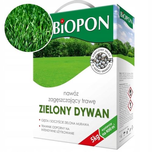 Nawóz do trawy trawnika zagęszczający Biopon 5kg na Arena.pl