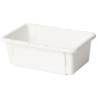 Rozsuwany pojemnik pudełko organizer do szuflady 18-28x13cm KACKLA biały