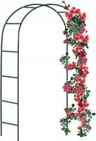 PERGOLA OGRODOWA ŁUK DO ROŚLIN PNĄCYCH 240 x 140 x 38 cm DEKORACJA ZIELEŃ