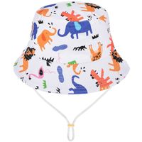 Biały Kapelusz Dziecięcy Z Regulacją Bawełniany Letni Kap-Mds-8