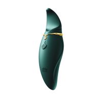 wielofunkcyjny wibrator punktowy hero jewel green zalo