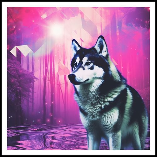 Plakat 80x80cm Wilczy Duch na Arena.pl