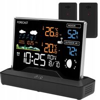 Stacja pogodowa pogody meteo Higrometr Barometr Termometr x2 czujniki Manta